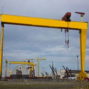 Grue de portique à double poutre pour la construction navale